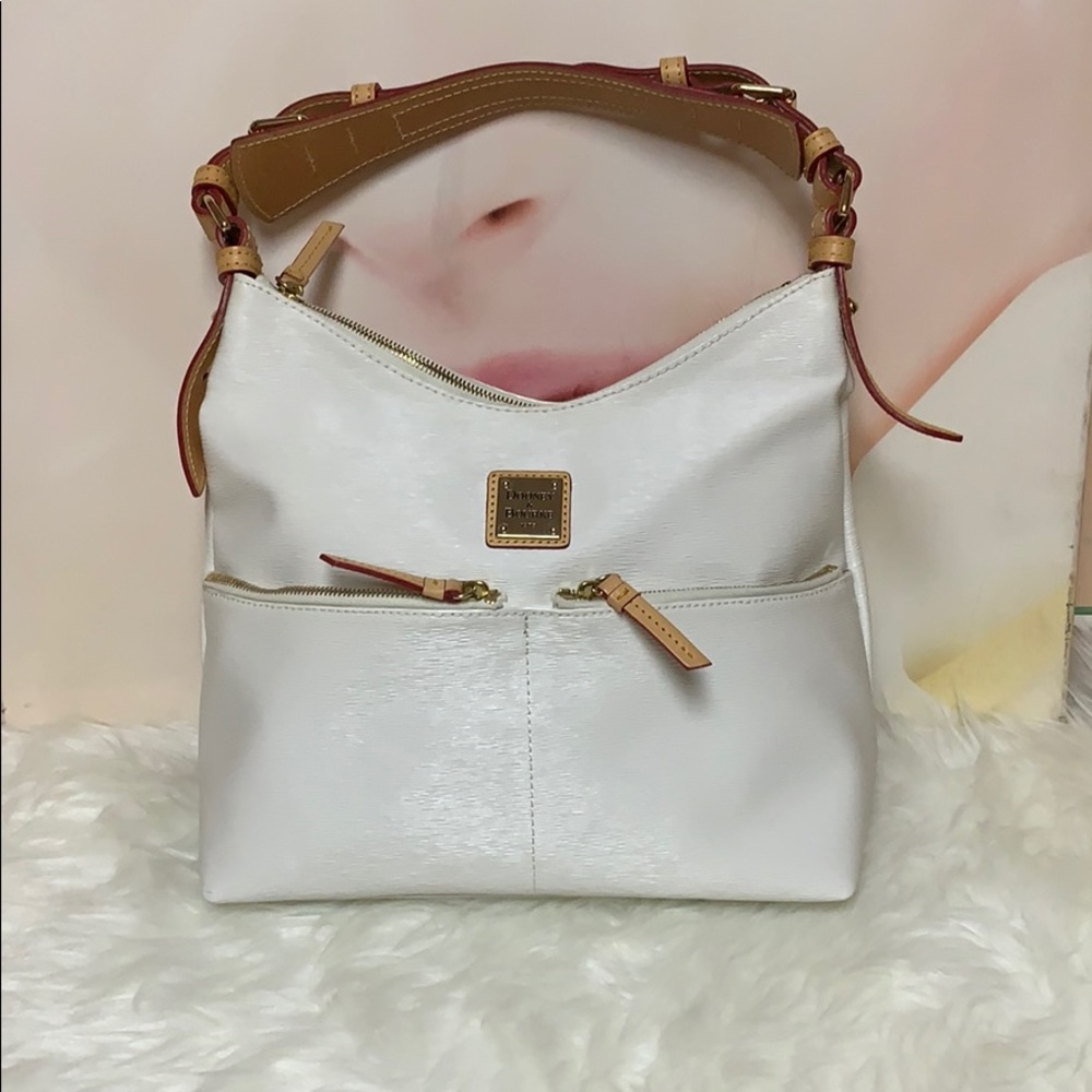 Dooney and Bourke hobo white size medium bag